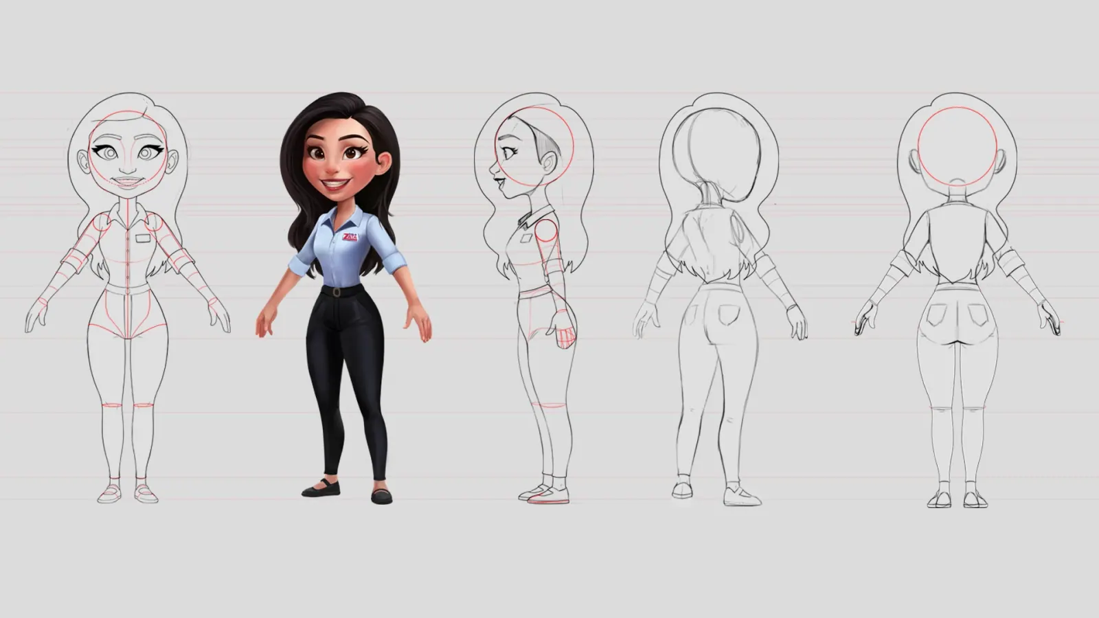 Arte de divulgação da Elétrica Zata criada pela Belli Studio